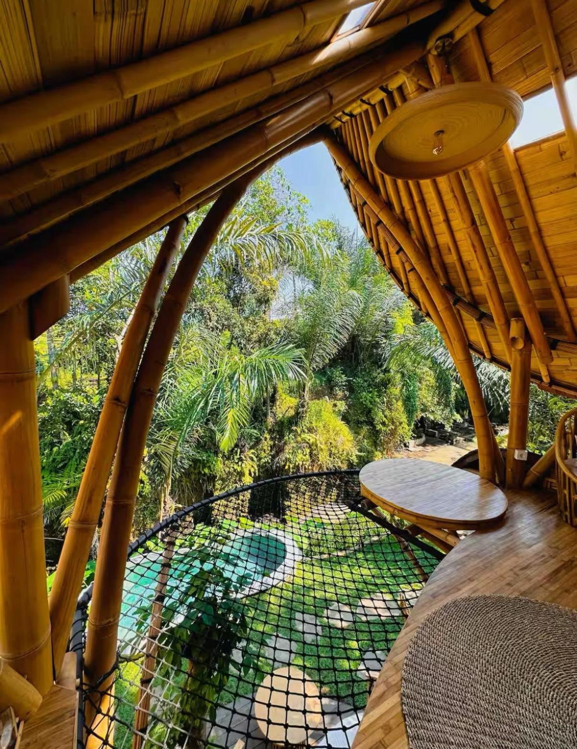 Wahem Eco Bamboo - Magical Bamboo House Ubud Bali Villa Buitenkant foto