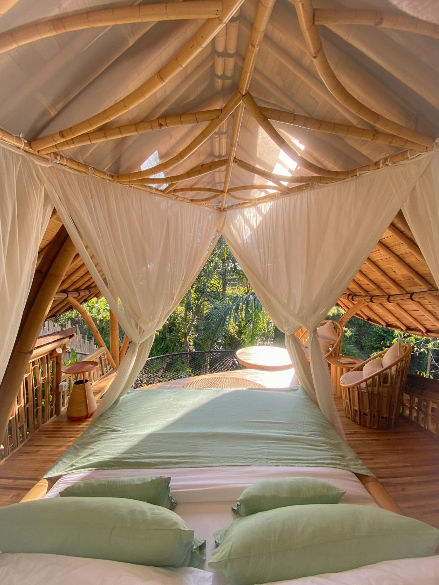 Wahem Eco Bamboo - Magical Bamboo House Ubud Bali Villa Buitenkant foto