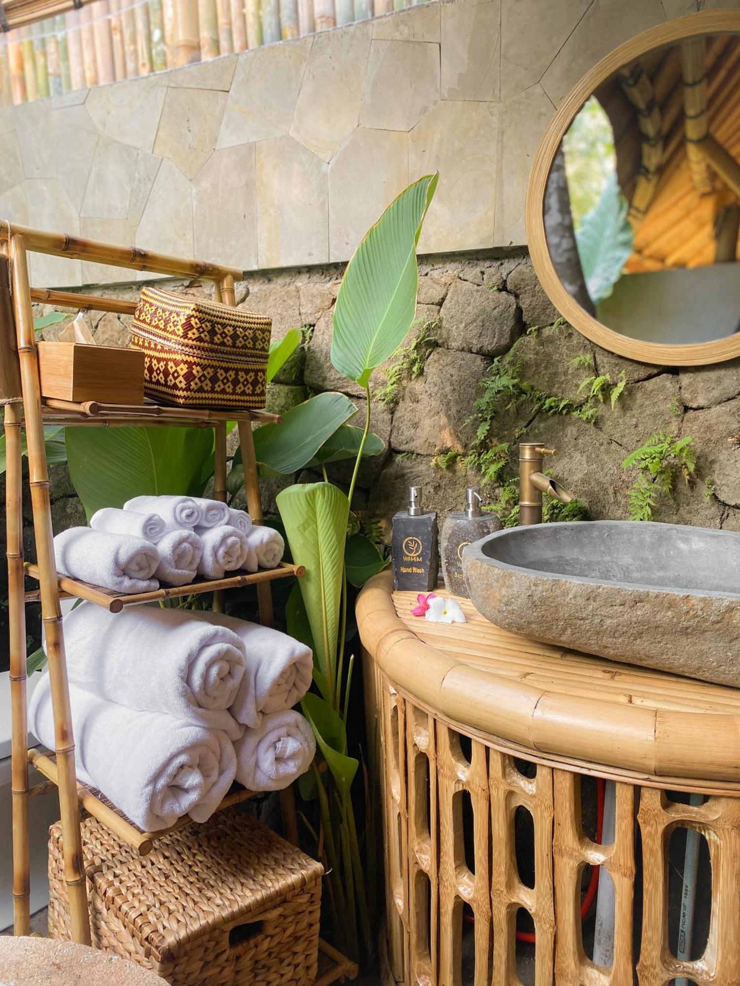 Wahem Eco Bamboo - Magical Bamboo House Ubud Bali Villa Buitenkant foto