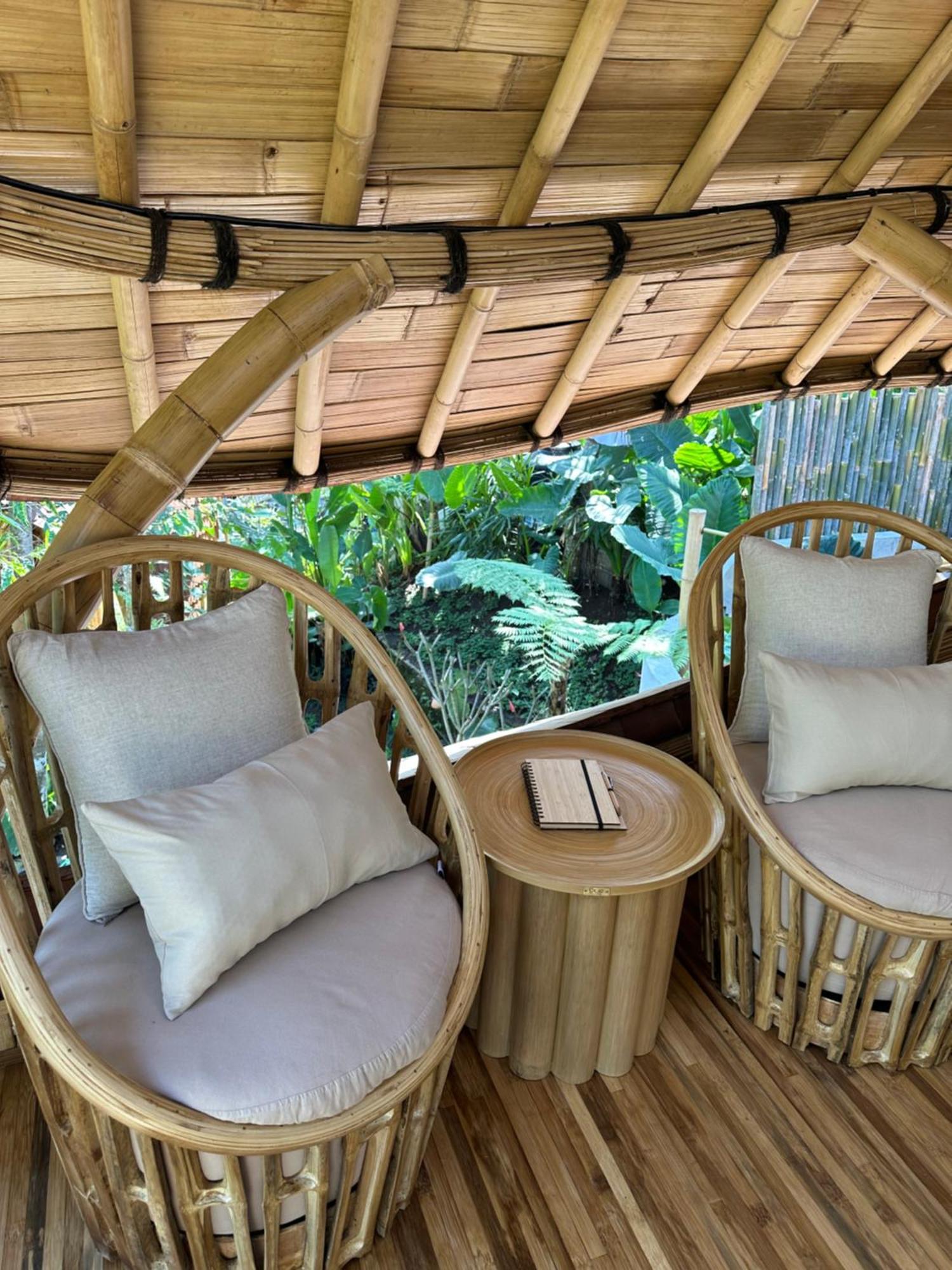 Wahem Eco Bamboo - Magical Bamboo House Ubud Bali Villa Buitenkant foto