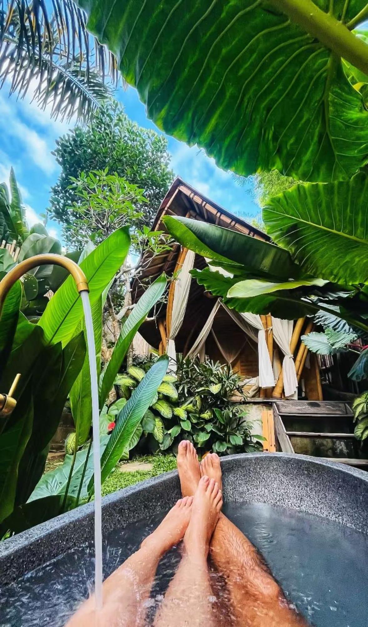 Wahem Eco Bamboo - Magical Bamboo House Ubud Bali Villa Buitenkant foto